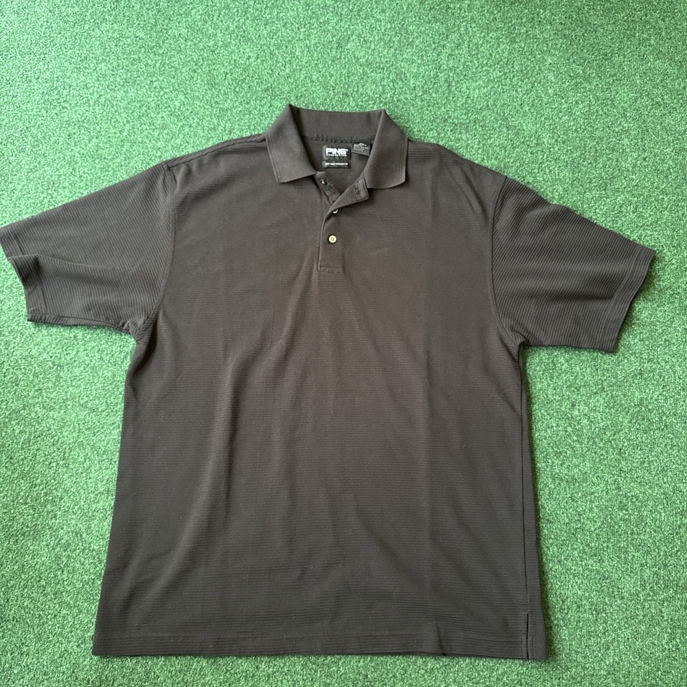 Ping Men's Black Golf Polo Shirt Size XL F3